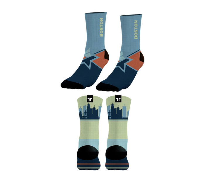 Boston marathon compression socks by THERSIPO — running socks for runners