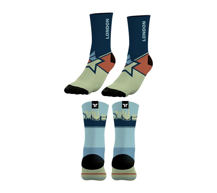 London marathon compression socks by THERSIPO — running socks for runners