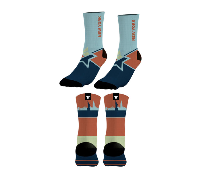 New York marathon compression socks by THERSIPO — running socks for runners