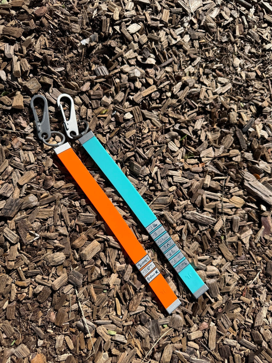 THERSIPO silicone charm band — marathon bracelet base for engraved race charms